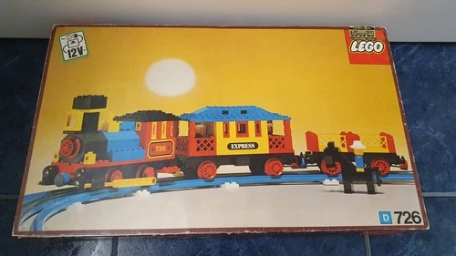 Lego System Classic Vintage Train Train Set 726 60s 12v 60s Original Box Boxed 70s