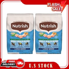 2 Pack Rachael Ray Nutrish Large Breed Chicken  Brown Rice Dry Dog Food, 14 lb