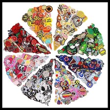 Colorful Embroidered Iron-On Patches for Clothing and DIY Crafts - Assorted D...