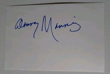 Danny Manning Auto Autograph 4x6 Card Hand Signed No COA Clippers Gift