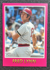 2024 Topps Heritage 1975 Baseball Sensations #75BS-3 Fred Lynn Boston Red Sox
