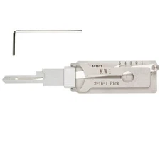 Lishi KW1 Precision Pick Hook Tool 2-in-1 Heavy Duty Maintenance Repair Kit