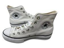 Converse Chuck Taylor All Star Platform High White/black/white Size 7.5 BNIB!