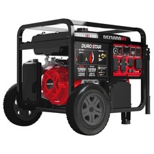 DuroStar DS13000MX 13,000-Watt 500cc Dual Fuel Portable Generator - Gas and P...
