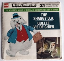 View Master Walt Disney The Shaggy D.A. Canada Version 3 Reels B368C GAF