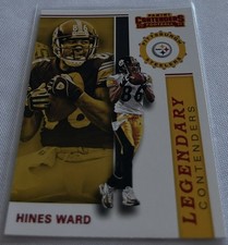 2019 Panini Contenders Football Hines Ward Pittsburgh Steelers Legendary Red