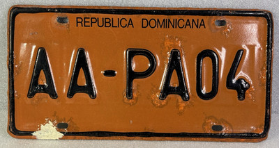 Republica Dominicana Dominican Republic Number License Plate