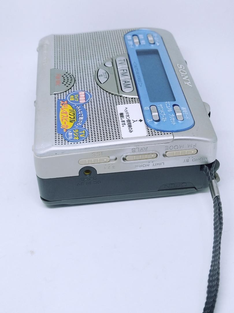 動作品 ソニー ウォークマン WM-GX410 K8399 SONY Cassette Walkman WM-GX410 Radio appendix Japan Vintage