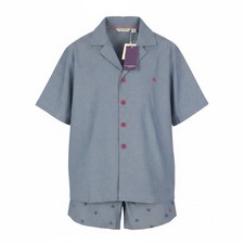 SCOTCH  SODA Men Lounge Set M Blue Cotton Blend Ultra Soft Sleepwear 2in1