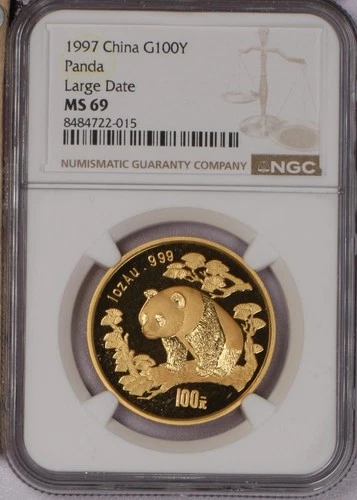 1997 Chinese Gold Panda 1 oz — photo from the most recent tracked eBay sale