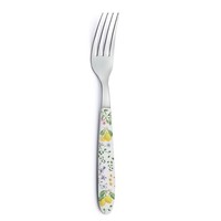 Gabel Fleurs Et Citrons Zitronen Stahl + Kunststoff Easy Life