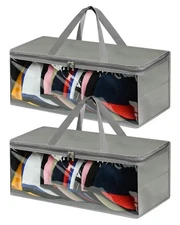 2 Pack Wide Hat Storage Bag for Baseball Caps Carrier Travel Case for Up to