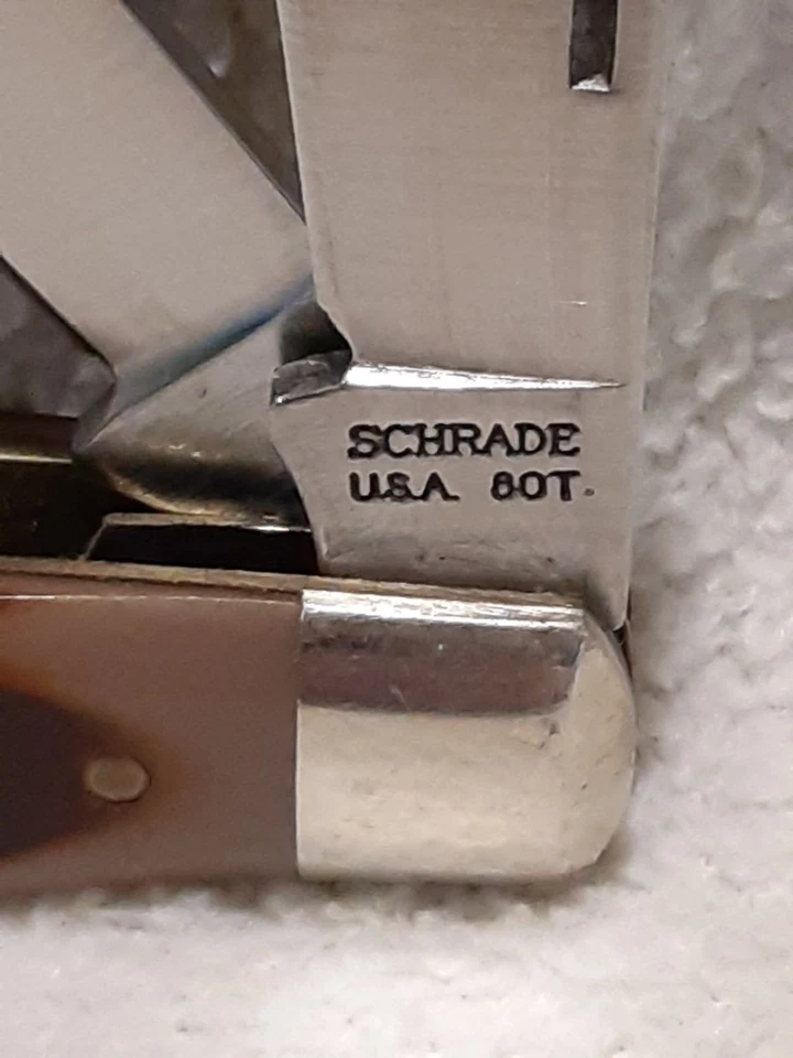 SCHRADE USA OLD TIMER 8OT FOLDING KNIFE - Image 2 of 4