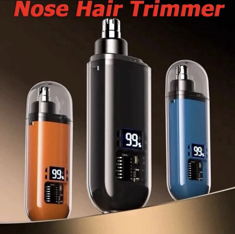 Recortadora de pelo nariz portátil con pantalla LED Foto 4 de 4