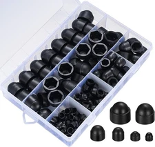 145 Pcs Screws Bolt Covers Caps, Hex Head Dome Bolt Covers, Plastic Bolt Caps, S