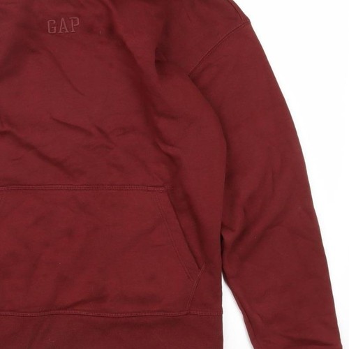GAP Boys Red Pullover Hoodie L Fleece Casual Winter - Picture 7 of 12
