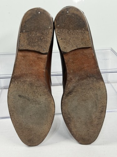 Vintage G.H. Bass Marco Chukka Damenstiefel braun Leder schwarz marmoriert Größe 5,5M - Bild 8 von 12