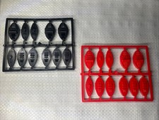 Sea-Fleet 1988 Complete NEW Ship Set   22 Ships Red  Black Unpunched Sprues