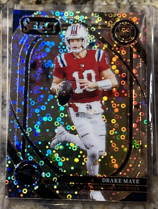 2024 Panini Select Club Level Disco Prizm #218 Drake Maye Patriots RC Rookie 🔥