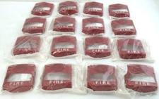 (Lot Of 16) SIMPLEX 49AVC-WRFIRE AV Covers Wall Red Fire Brand New Sealed