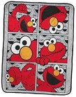Sesame Street Hip Elmo Throw Blanket - Measures 40 x 50 Gray - Sesame Street