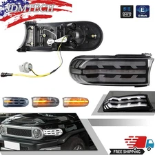 2xFront Headlight DRL Turn Signal Light Fog Lamp for Toyota FJ Cruiser 2007-2021