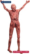Halloween Bloody Dead Body - 4.8ft Latex Skinned Hanging Corpse Torso Props for