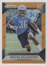 2016 Panini Prizm Rookie Orange Prizm 82/299 Dwayne Washington #221 0v9