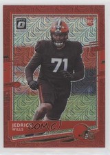 2020 Panini Donruss Optic Rookies Red Mojo Prizm Jedrick Wills #119 01i1