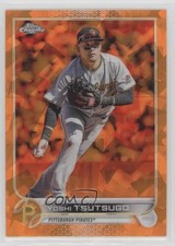 2022 Topps Chrome Update Sapphire Orange 1/25 Yoshi Tsutsugo #US46 02u3