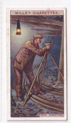 1916 Coal Mine Surveying Mining Industry Card