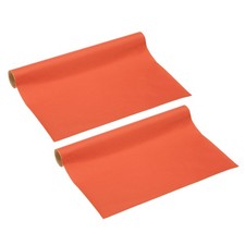 Leather Repair Patch, 2 Pcs Self Adhesive Vinyl Patch, 10 x 24" Orange