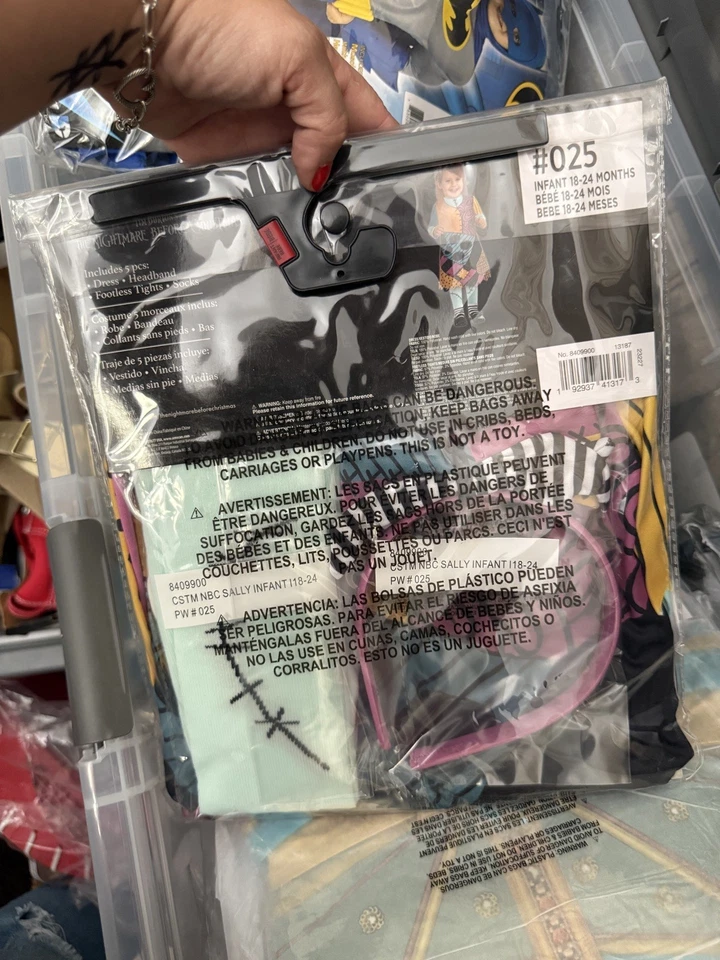 NEW The Nightmare Before Christmas “Sally” Costume Size 18-24 Mos - Image 2 of 2