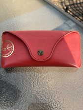 RAY BAN RED EYEGLASS SUNGLASSES CASE LIMITED EDITION LUXOTTICA