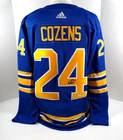Dylan Cozens Signed Adidas Buffalo Sabres Blue Hockey Jersey Fanatics Auto