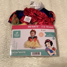 Disney Princess Snow White Baby 2 Piece 12-18 Months Snow White Costume Dress Up