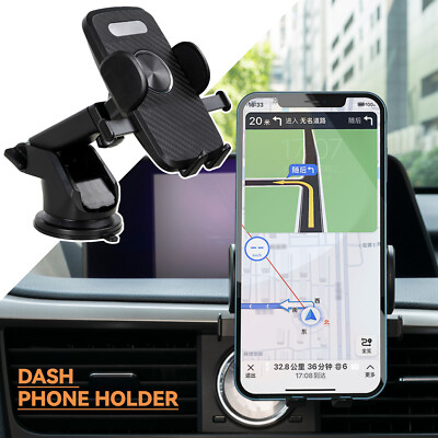 360° Mobile Cell Phone GPS Holder For iPhone Samsung Mount Car Windshield Stand