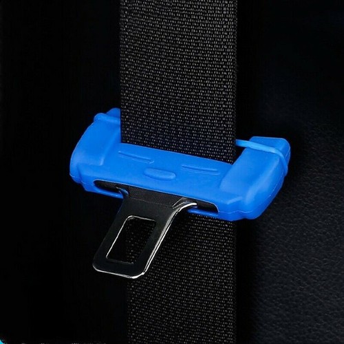 Car Seat Belt Buckle Clip Silicone Anti-Scratch Protector Cover Auto Accessories - Imagen 17 de 19