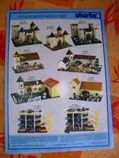 feuillet Starlux château fort , ferme , garage 