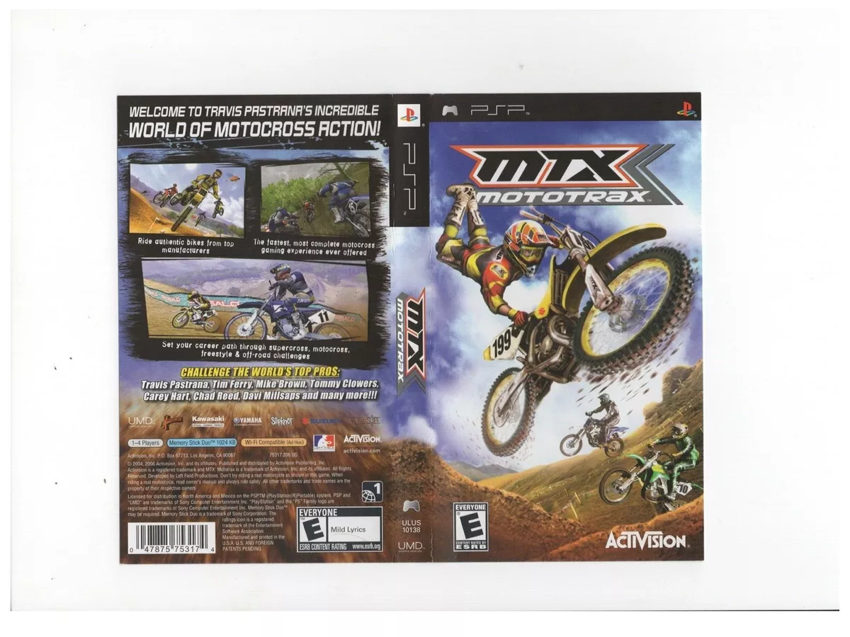 MTX Mototrax (PS2)  CAPAS DE DVD - CAPAS PARA DVD