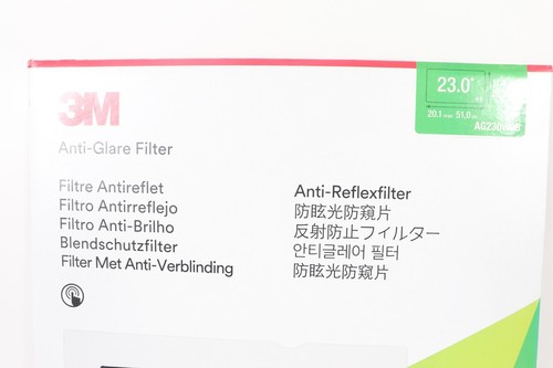 3M AG230W9B Anti-Glare Filter for 23.0" Widescreen Monitor - Clear, 16:9 - Afbeelding 5 van 5