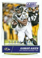 2016 Score Scorecard SP #26 Kamar Aiken Baltimore Ravens