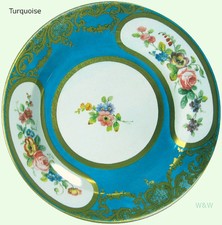 Museum Collection Decorative Tin Enamel Floral Plates - Picnic Party Display 
