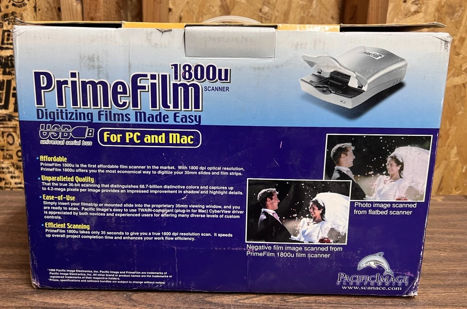  PrimeFilm PF1800U USB Film Scanner Pacific Image Electronics   PC or MAC - Image 2 of 4