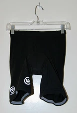 NWT Canari Women's Arrivo Black Cotton Padded Core Cycling Shorts sz S