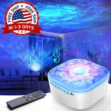 Galaxia Proyector Portatil LED Luz Luces De Noche Colores Con Altavoz Bluetooth