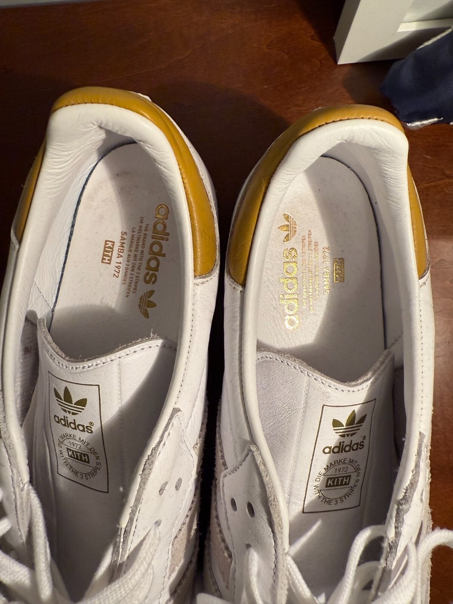 Adidas Samba OG x Kith Classics White Mango Men's Size 9.5 Sneakers | eBay
