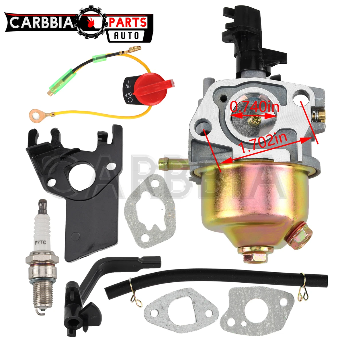 Harbor Freight Predator 69729 4000 Watts 6.5hp 212cc Generator Carburetor Carb