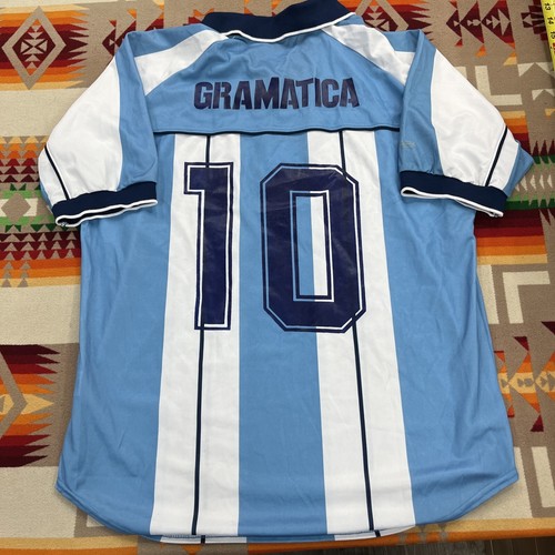 Vintage Reebok Argentina Soccer Martin Gramatica Soccer Jersey Sz L Nfl Tampa