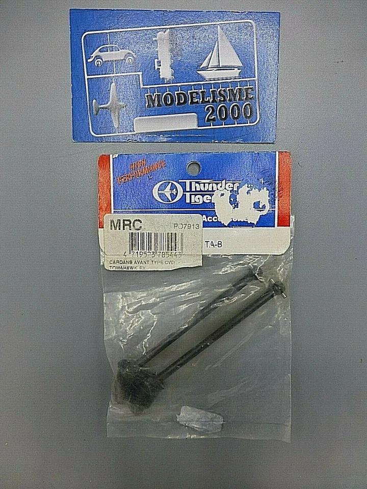 THUNDER TIGER CARDANS POUR VOITURE RC TOMAHAWK BX NEUF - Photo 1/1